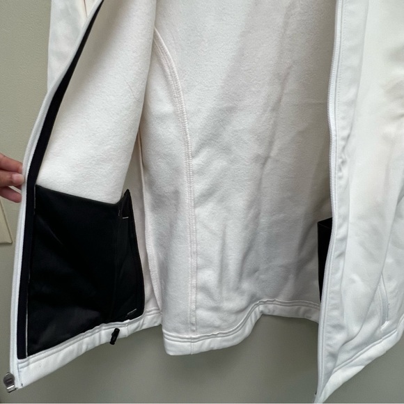 Columbia Soft Shell Off White Omni-Shield Full Zip Jacket Size Small - Picture 5 of 14